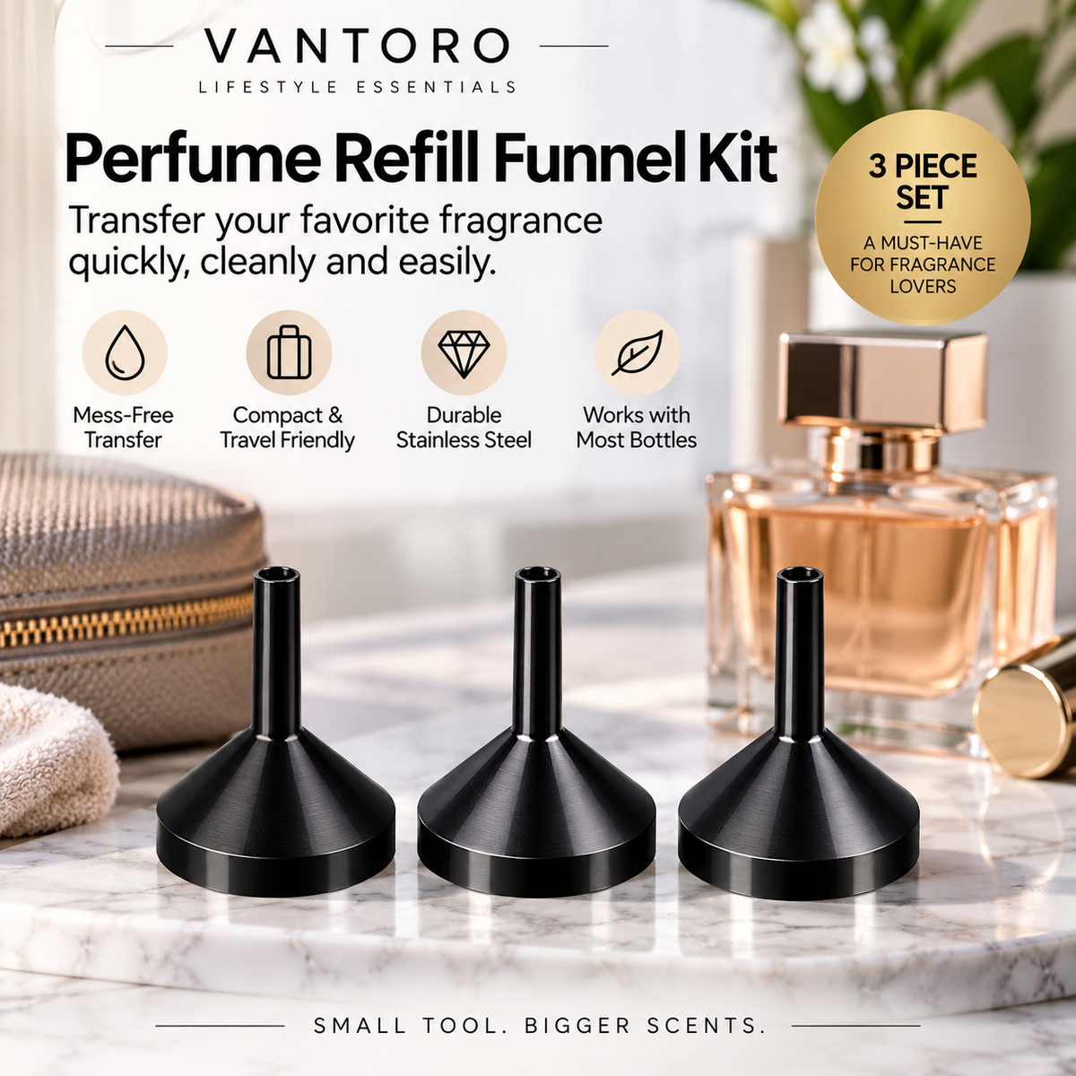 Pocket Perfume Refill Kit – Mess Free Fragrance Transfer