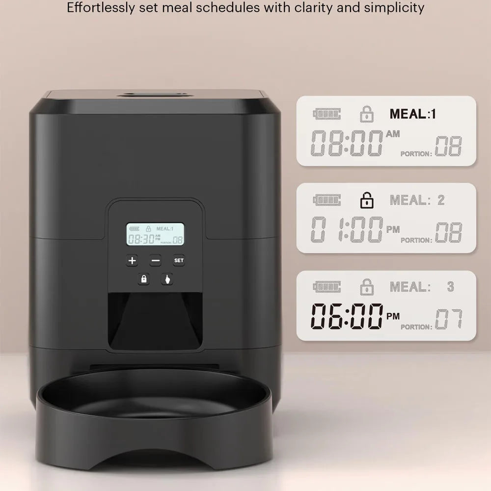 Vantoro Smart Automatic Pet Feeder – WiFi Scheduled Feeding